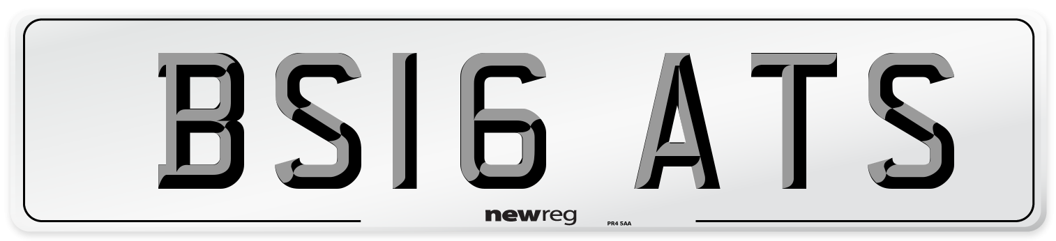 BS16 ATS Number Plate from New Reg